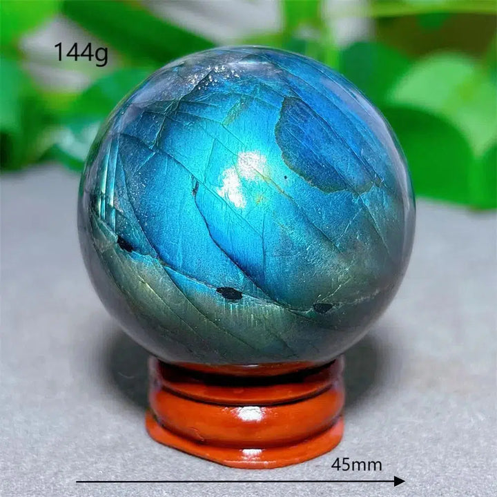 Labradorite Sphere + Stand