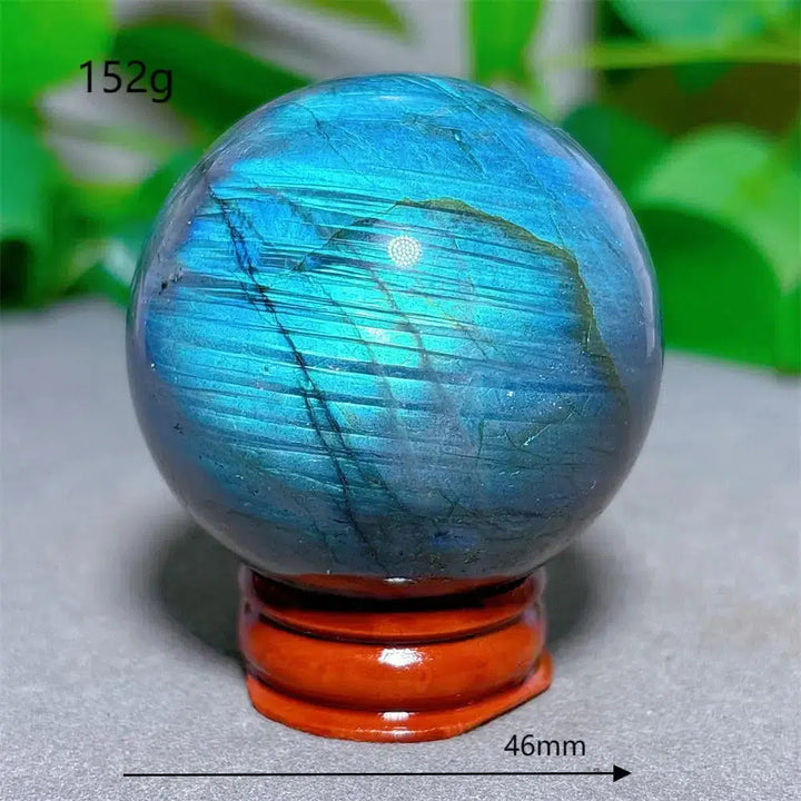 Labradorite Sphere + Stand