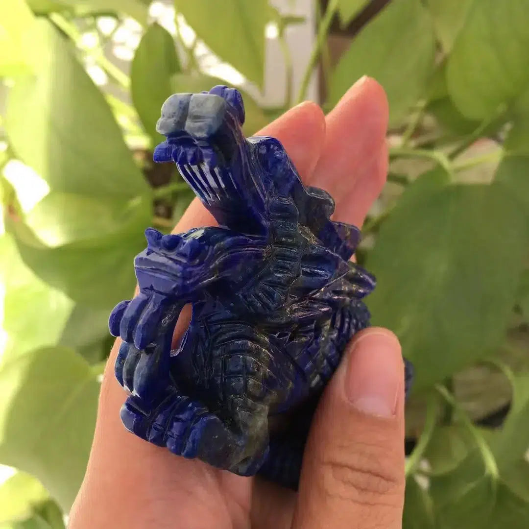 Lapis Lazuli Carved Dragon