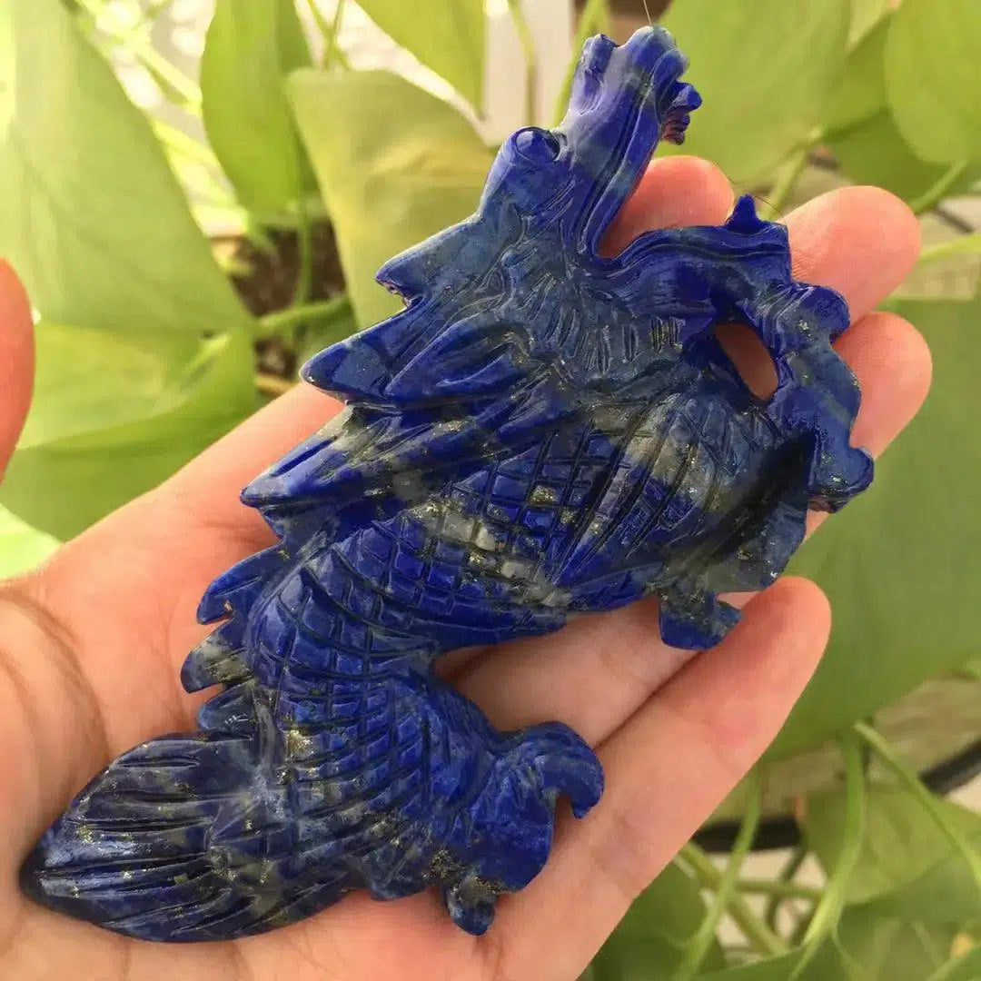 Lapis Lazuli Carved Dragon