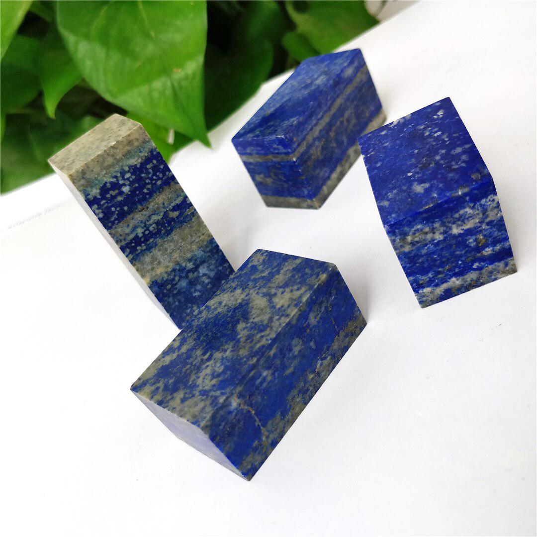 Lapis Lazuli Crystal Cube Polyhedron