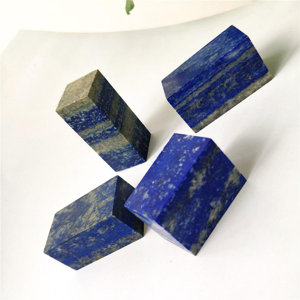 Lapis Lazuli Crystal Cube Polyhedron