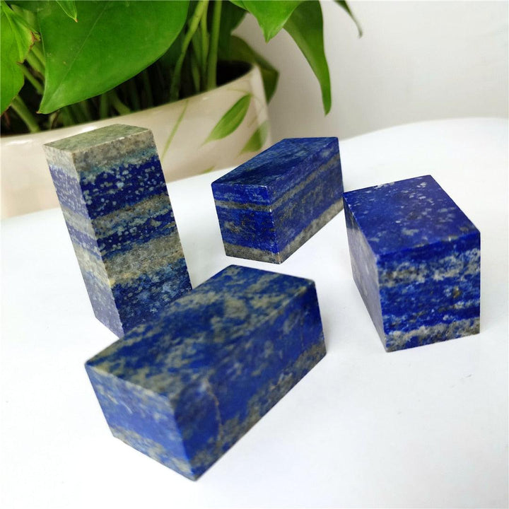 Lapis Lazuli Crystal Cube Polyhedron