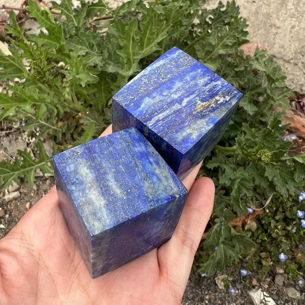 Lapis Lazuli Crystal 'Lucky Chunky' Cube