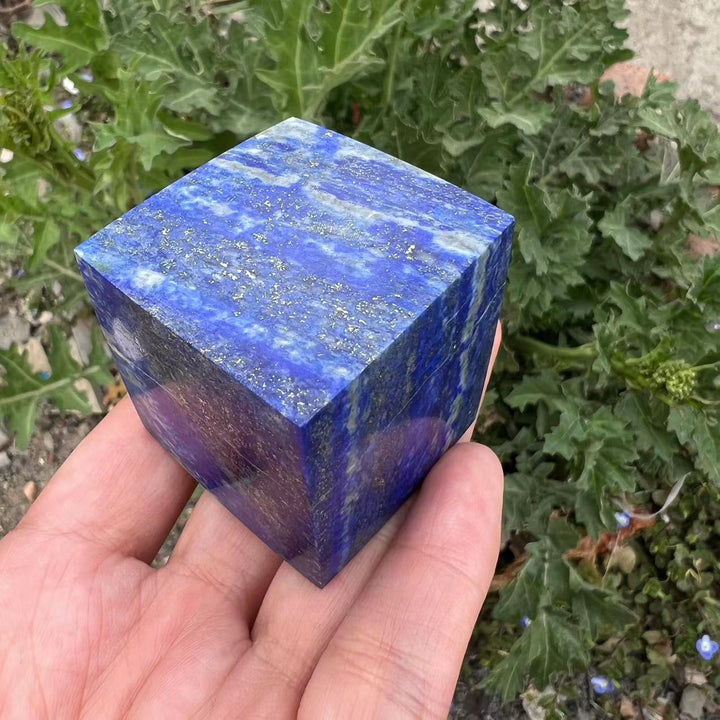 Lapis Lazuli Crystal 'Lucky Chunky' Cube