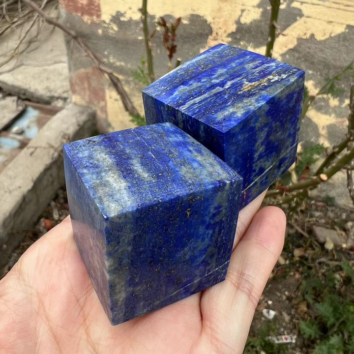 Lapis Lazuli Crystal 'Lucky Chunky' Cube