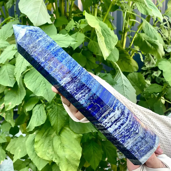 Lapis Lazuli XL Obelisk Crystal Tower-Towers-Crystal Destiny-Lapis Lazuli-600-700g-Crystal Destiny