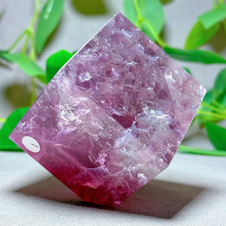 Large Fluorite Crystal Cube