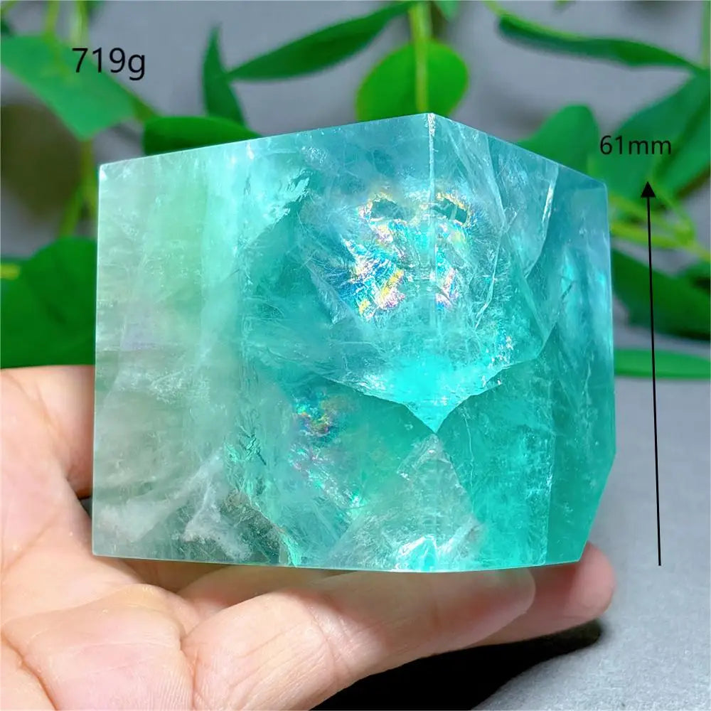 Large Fluorite Crystal Cube