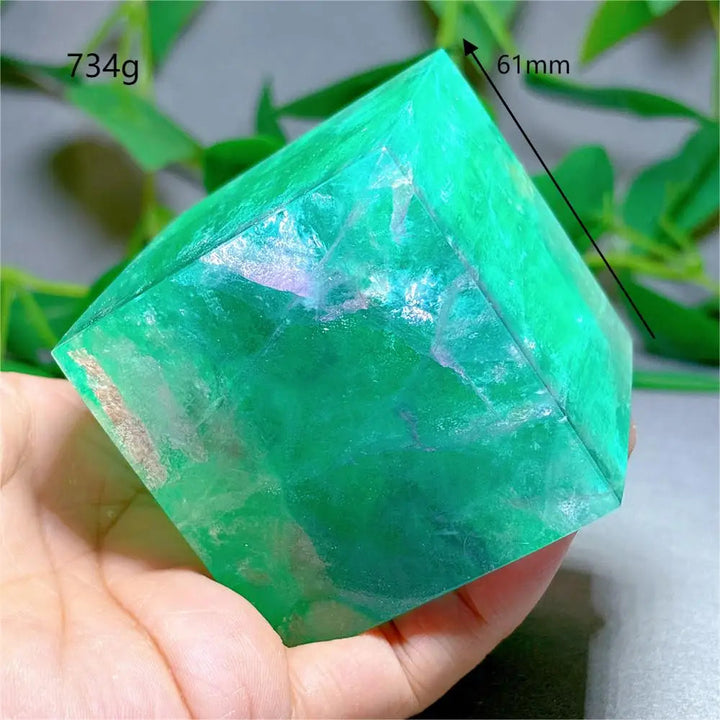 Large Fluorite Crystal Cube