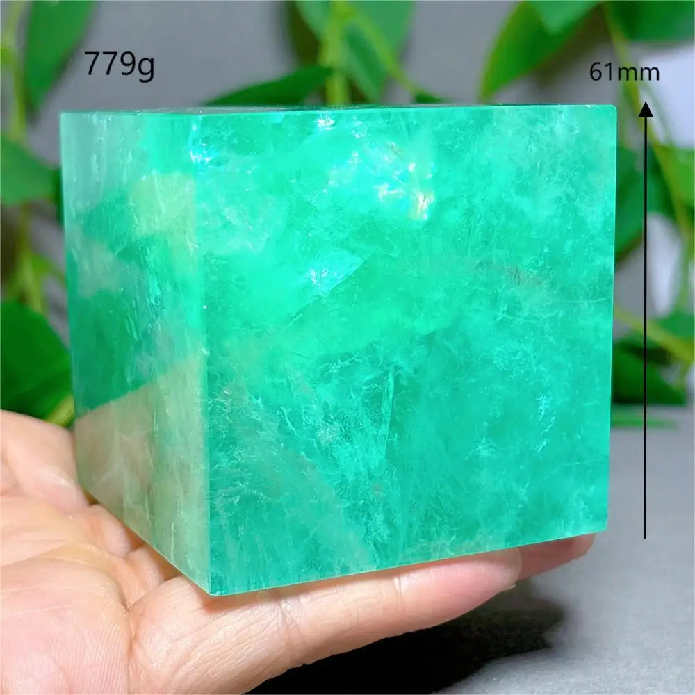 Large Fluorite Crystal Cube