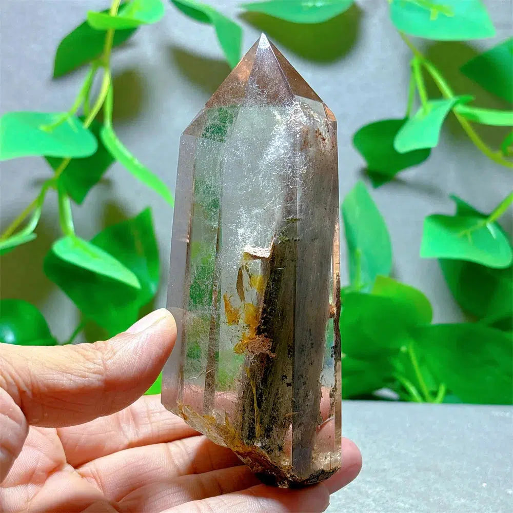 Large Garden Quartz Point