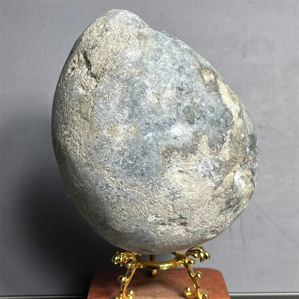 Large Natural Celesite Egg Geode