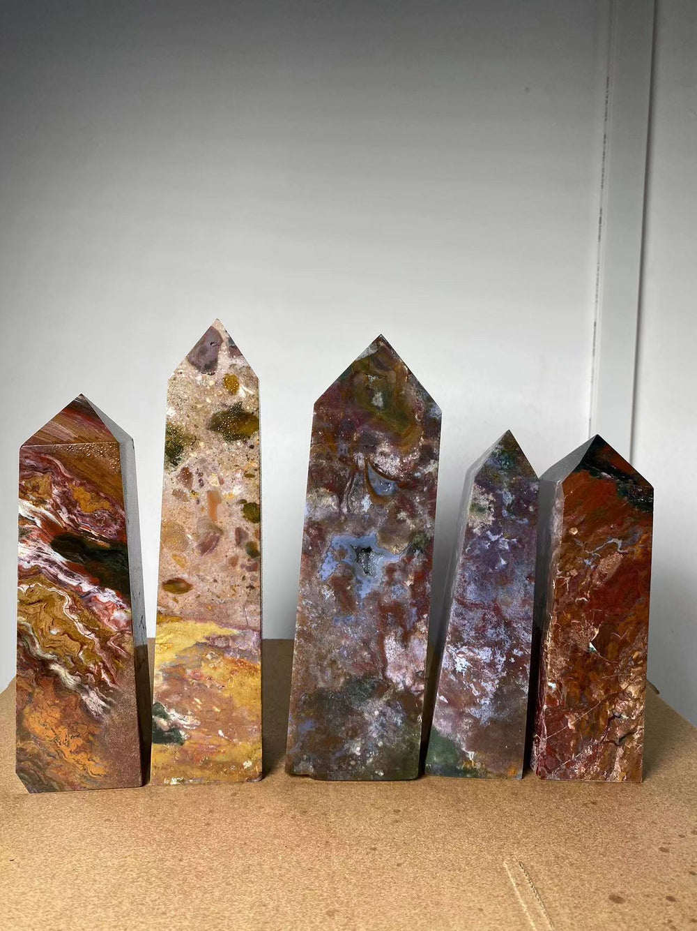 Large Ocean Jasper Crystal Tower