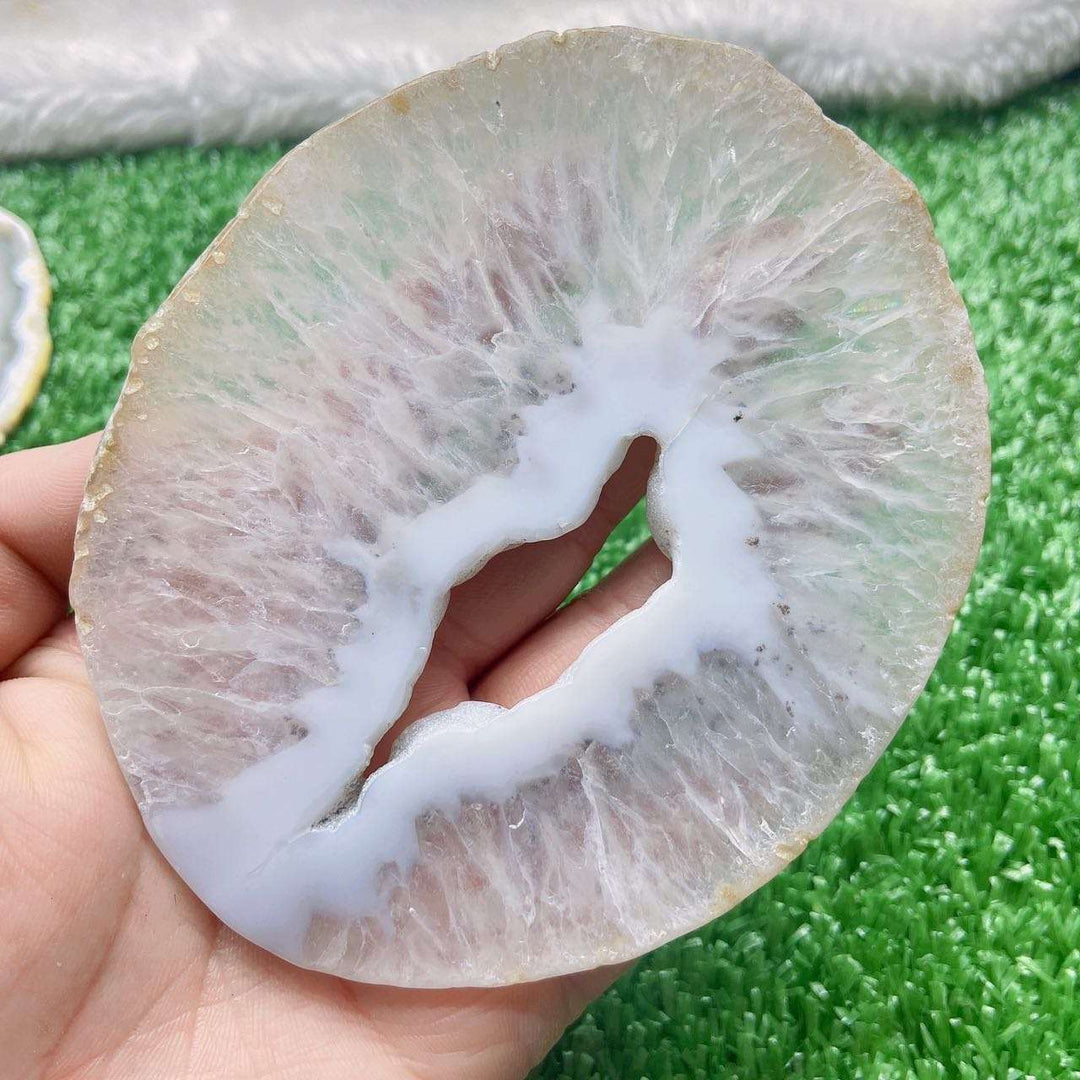 Large Undyed Agate Slice