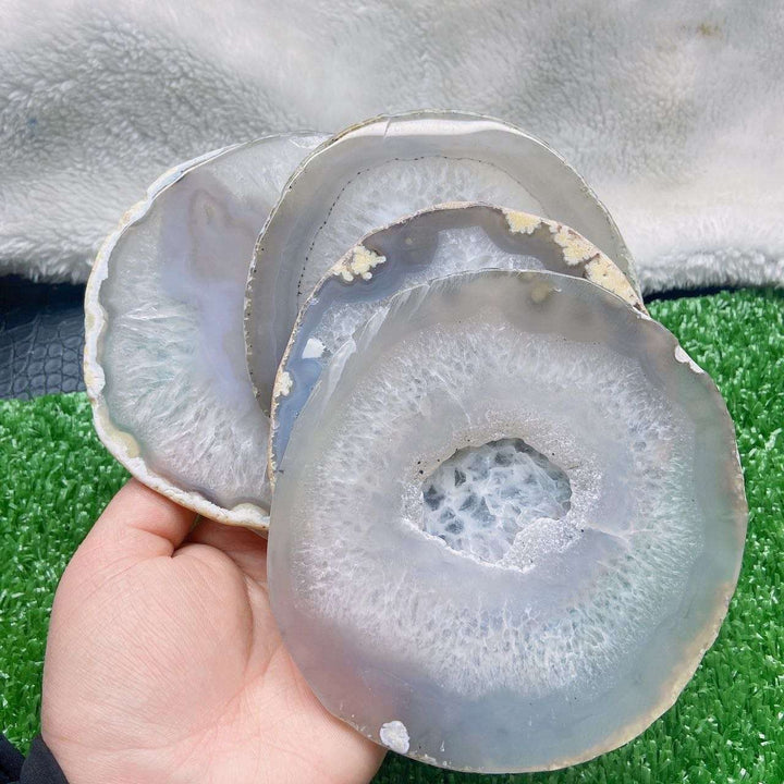 Large Undyed Agate Slice