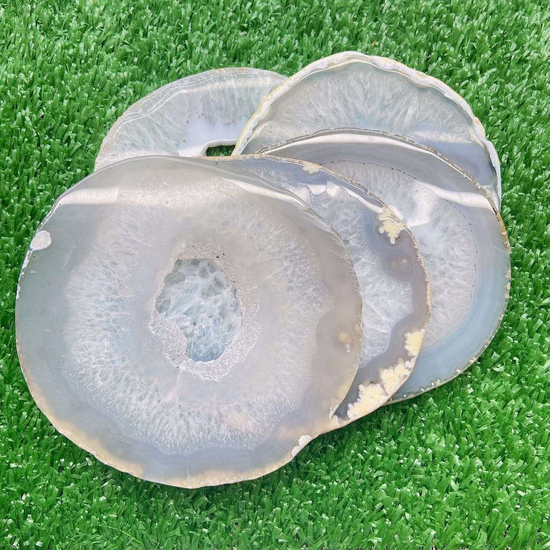 Large Undyed Agate Slice