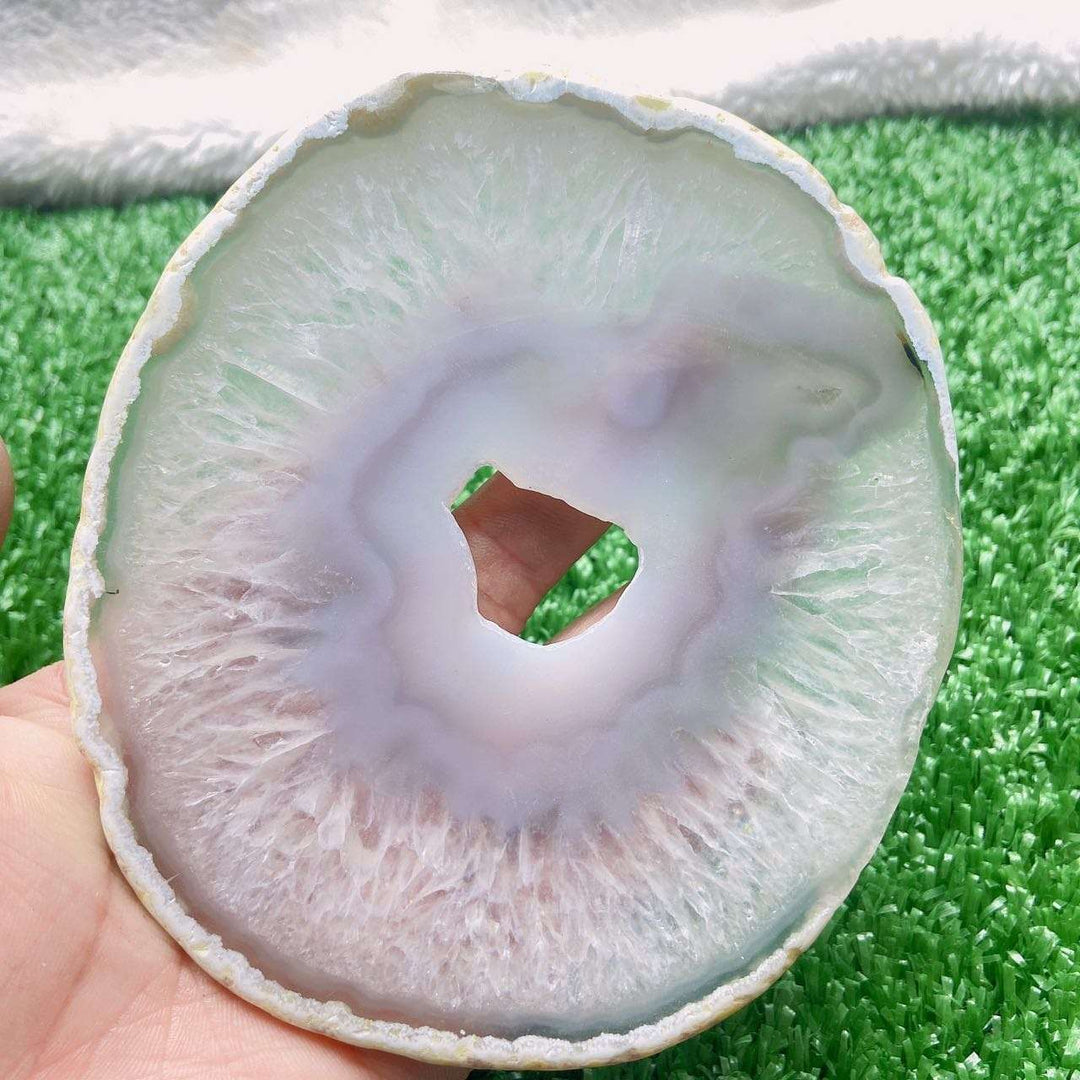 Large Undyed Agate Slice