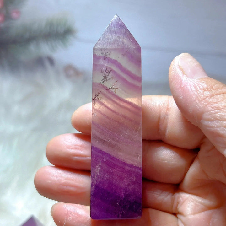 Lavender Fluorite Tower