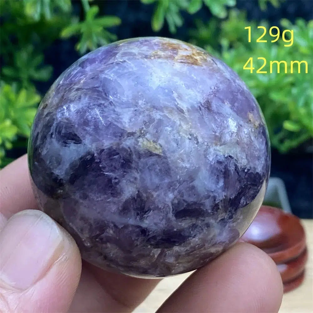 Lepidolite Gemstone Sphere