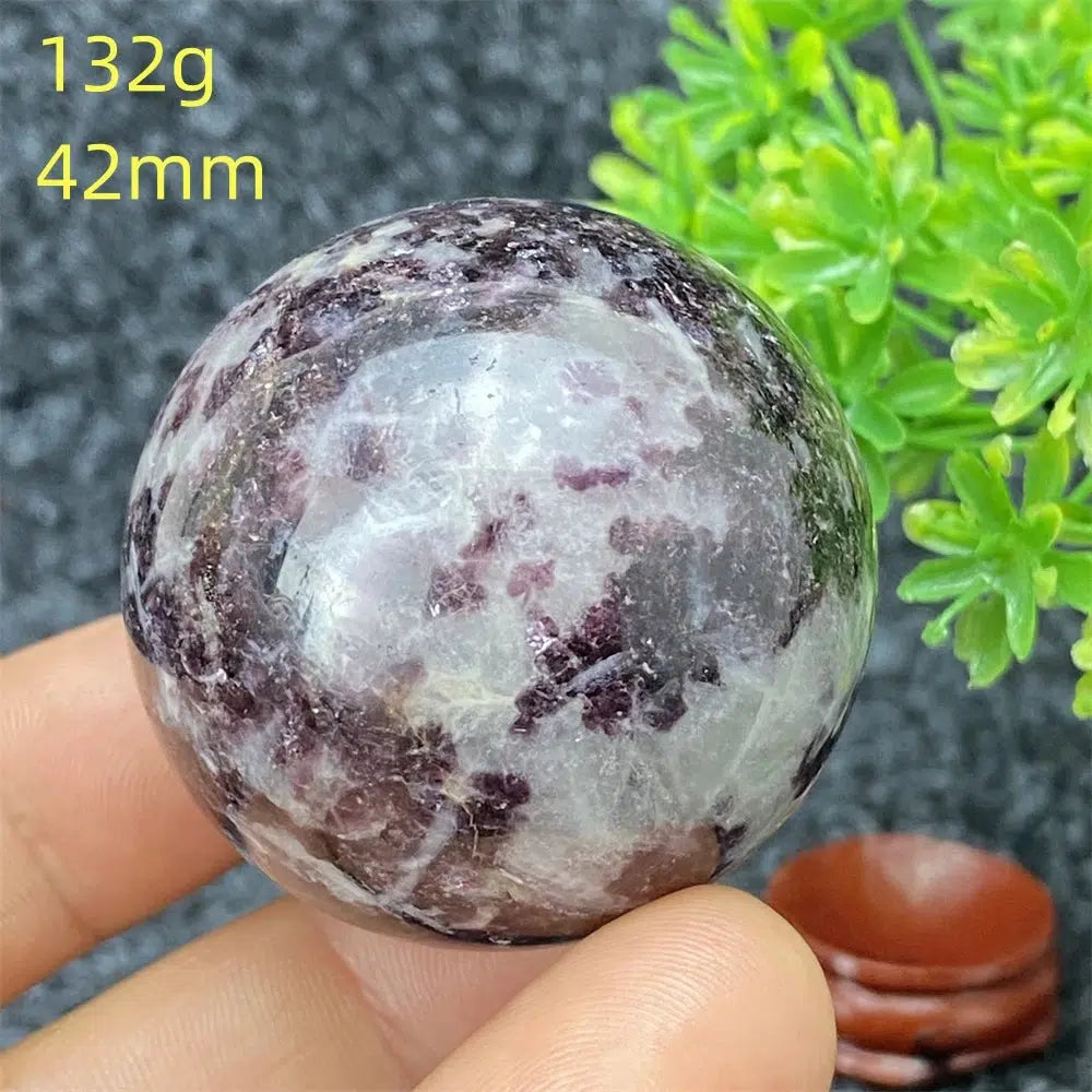 Lepidolite Gemstone Sphere