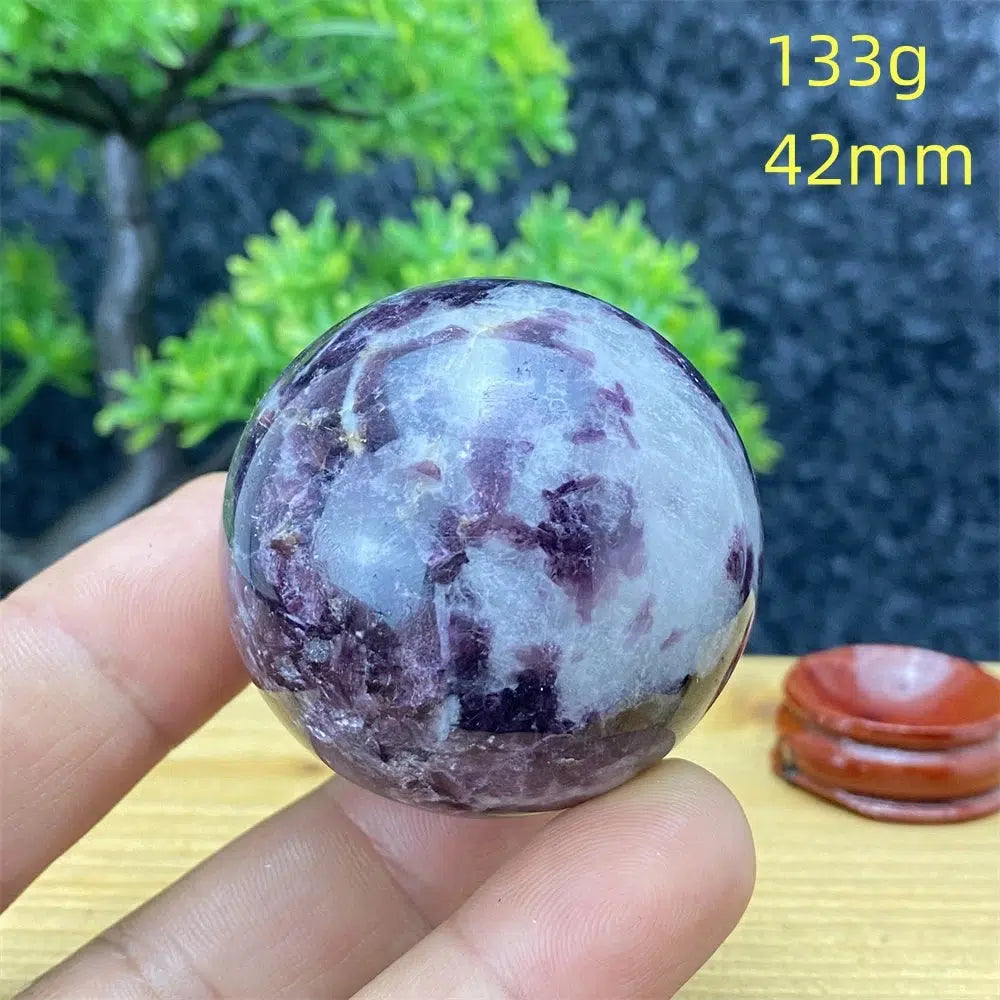 Lepidolite Gemstone Sphere