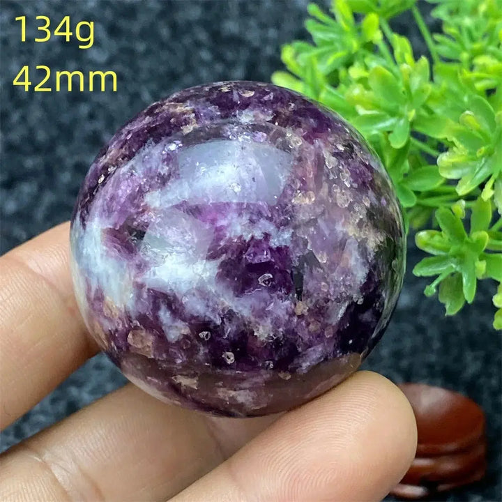 Lepidolite Gemstone Sphere