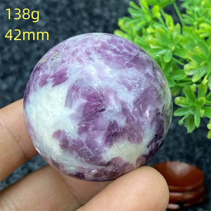 Lepidolite Gemstone Sphere