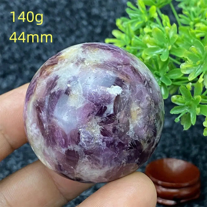 Lepidolite Gemstone Sphere