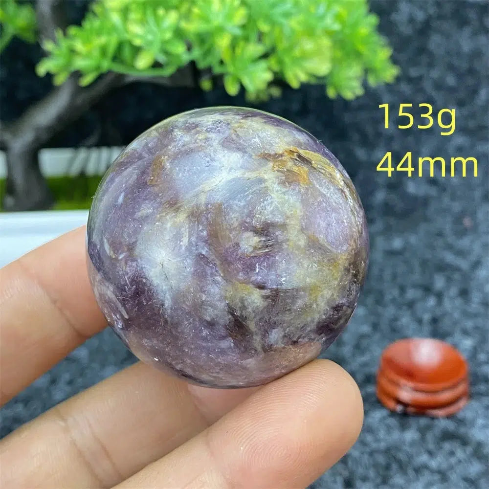 Lepidolite Gemstone Sphere