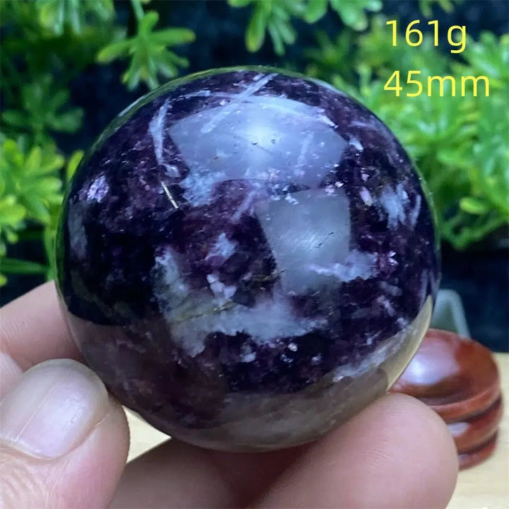 Lepidolite Gemstone Sphere