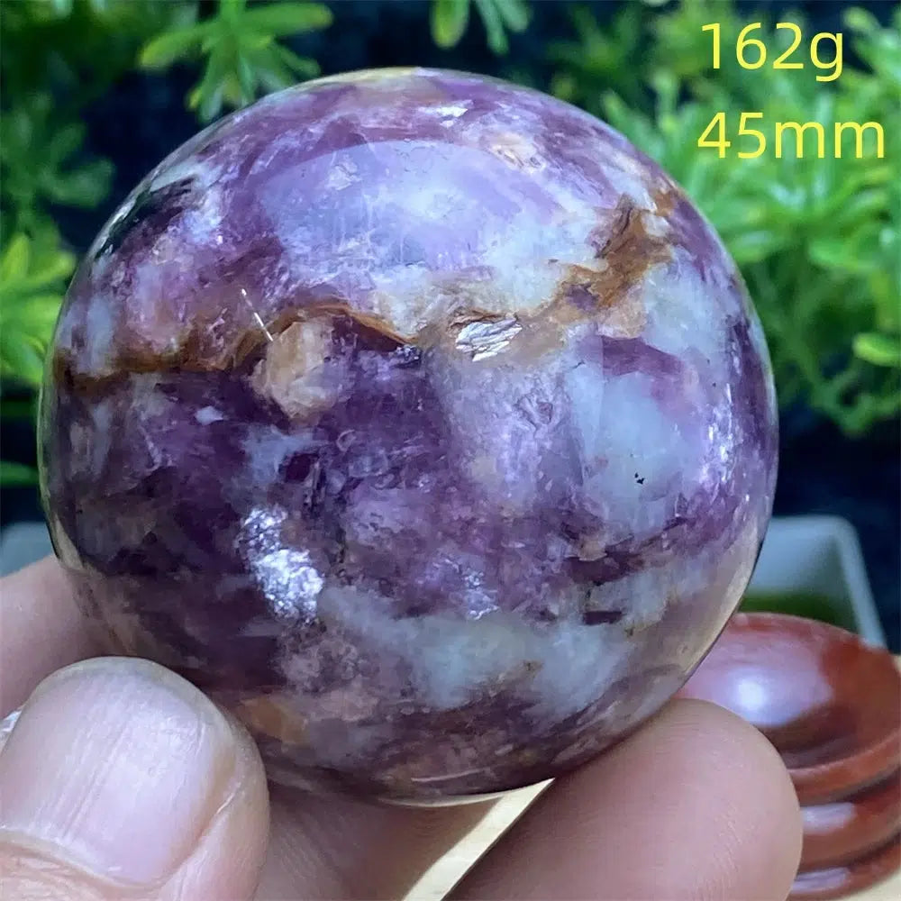 Lepidolite Gemstone Sphere