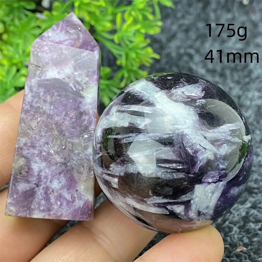 Lepidolite Gemstone Sphere