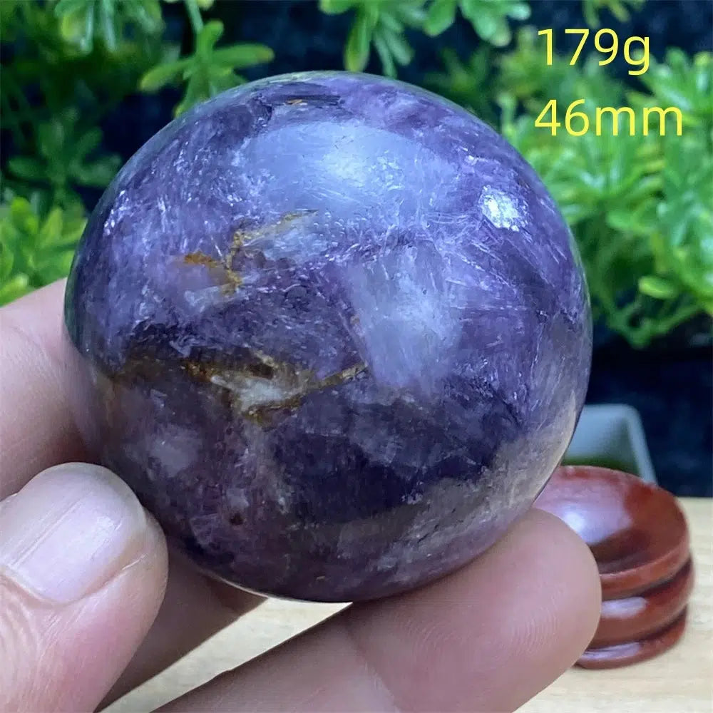 Lepidolite Gemstone Sphere