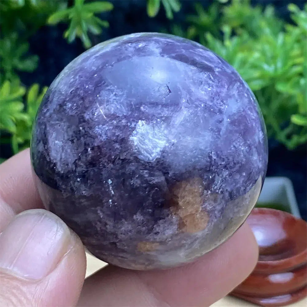 Lepidolite Gemstone Sphere