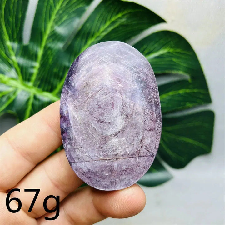 Lepidolite ‘Mica’ Palm Stone