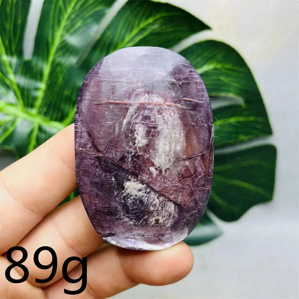 Lepidolite ‘Mica’ Palm Stone