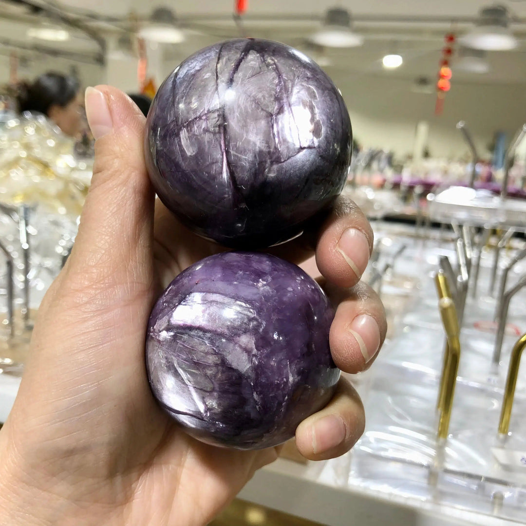 Lepidolite Sphere