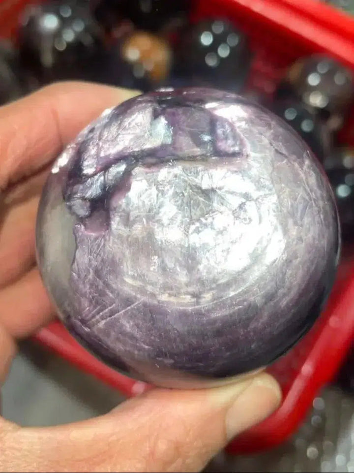 Lepidolite Sphere