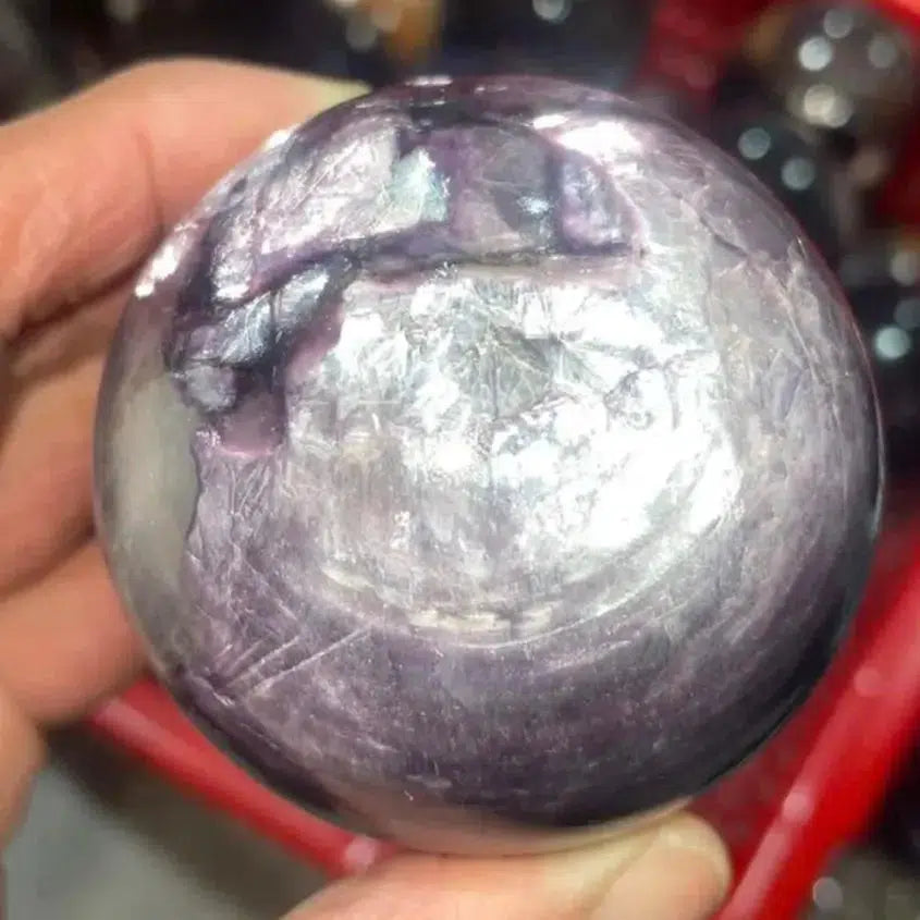 Lepidolite Sphere