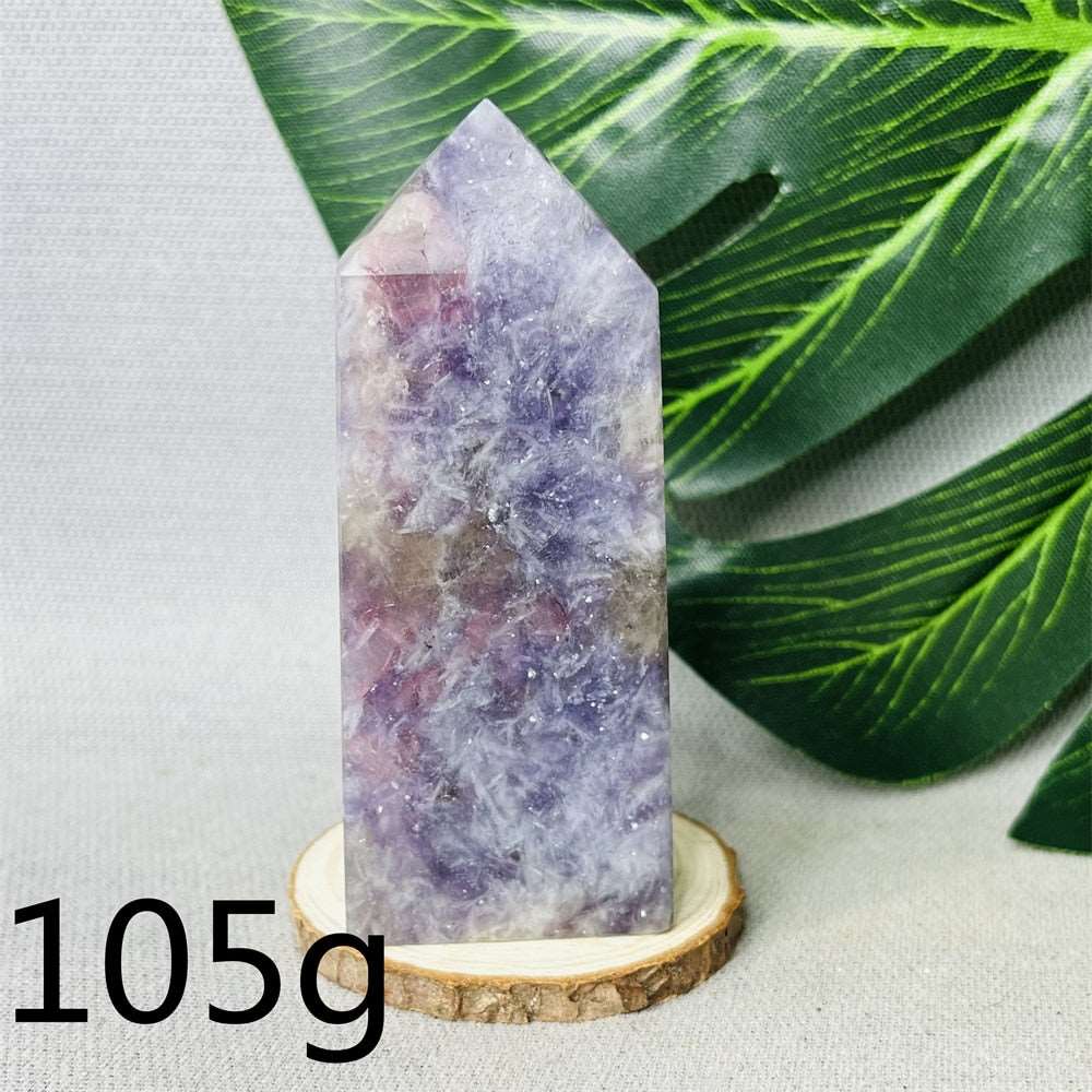 Lepidolite 'Unicorn Stone' Tower