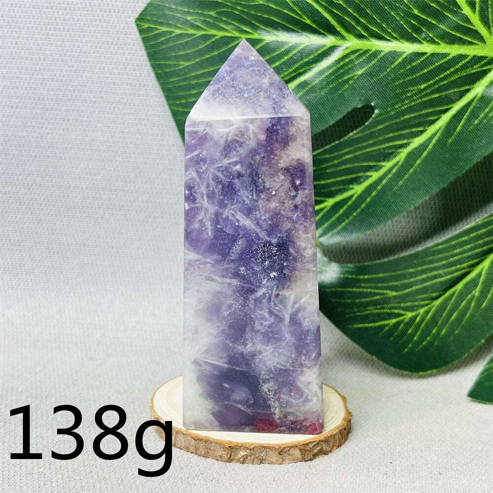 Lepidolite 'Unicorn Stone' Tower