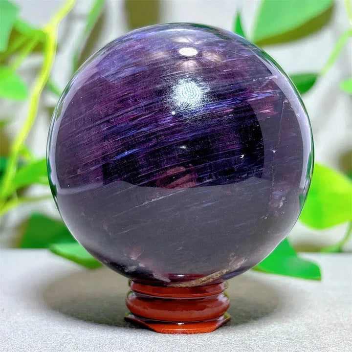 Lithionite Sphere Crystal + Stand