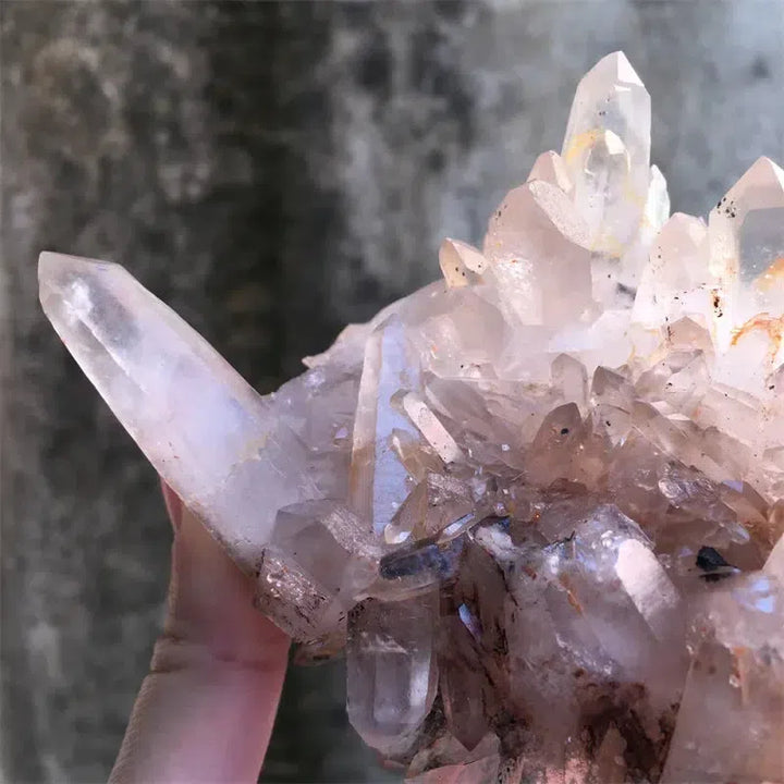 Madagascan Crystal Quartz With Mica Cluster