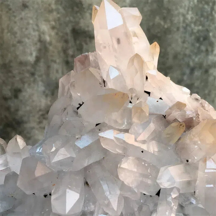 Madagascan Crystal Quartz With Mica Cluster