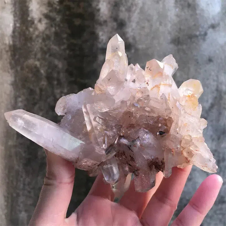 Madagascan Crystal Quartz With Mica Cluster