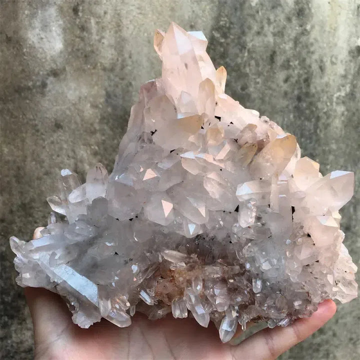 Madagascan Crystal Quartz With Mica Cluster