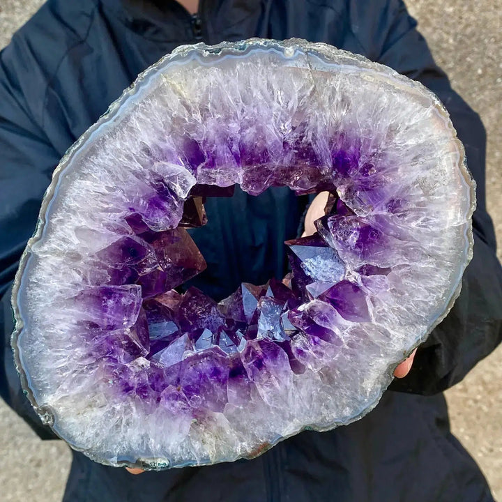 Magical Amethyst “Portal” Slice