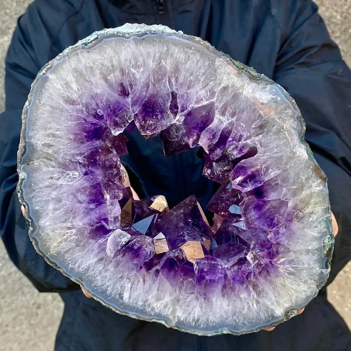 Magical Amethyst “Portal” Slice