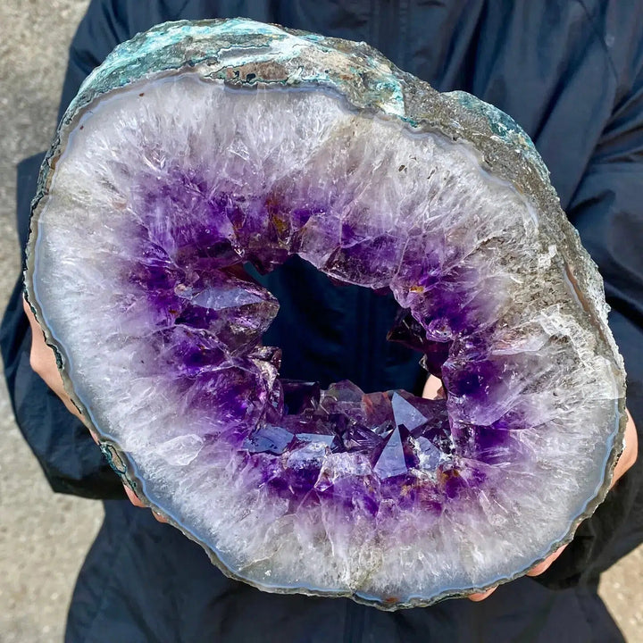 Magical Amethyst “Portal” Slice